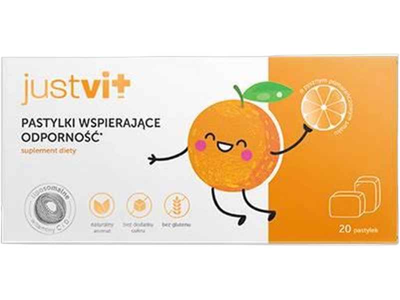 Justvit pastylki wspierające odporność, 20 szt.
