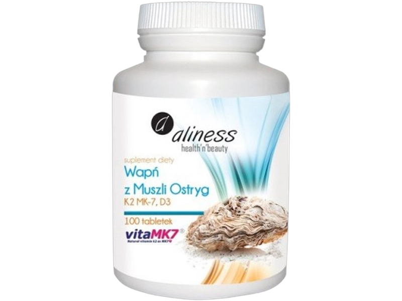 K2 MK-7 z natto + D3, kapsułki, 100 µg + 50 µg, 60 kaps.