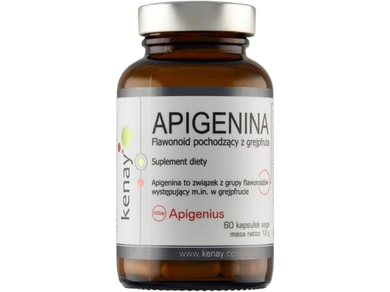 Kenay apigenina wyciąg z grejpfruta, kapsułki, 50 mg, 60 kaps.