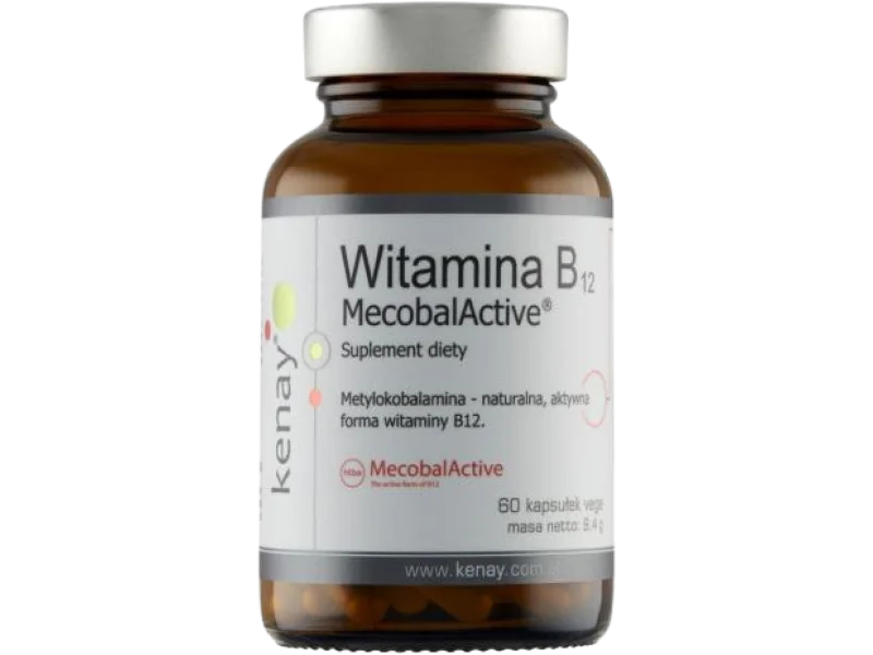 KENAY Witamina B12 MecobalActive, kapsułki, 250 mcg, 60 kaps.