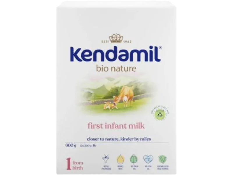 Kendamil BIO Nature 1 Mleko początkowe dla niemowląt od urodzenia, proszek, 600 g