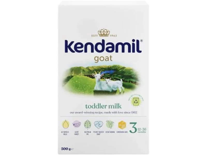 Kendamil Kozie mleko 3 Junior od końca 12. miesiąca, proszek, 500 g