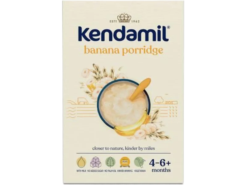 Kendamil Mleczna kaszka z bananem, proszek, 150 g