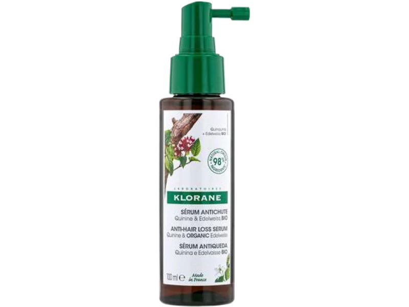 KLORANE Serum przeciw wypadaniu włosów z chininą i organiczną szarotką, 100 ml