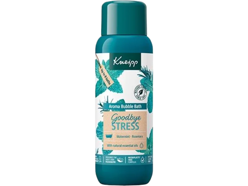 Kneipp Aromatyczna piana do kąpieli Goodbye Stress rozmaryn i mięta, płyn, 400 ml