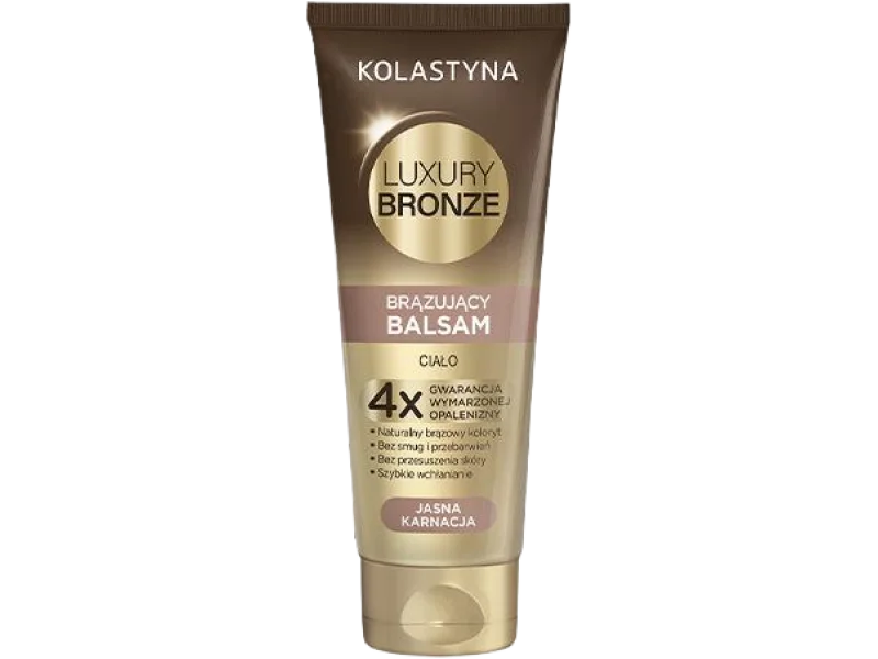 KOLASTYNA Luxury Bronze Brązujący balsam jasna karnacja, 200 ml