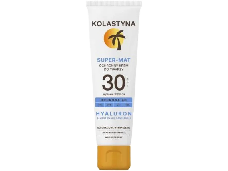 KOLASTYNA Ochronny krem do twarzy Super-Mat SPF 30, 50 ml