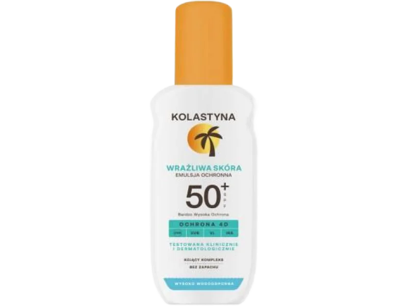 KOLASTYNA Wrażliwa Skóra Emulsja ochronna w sprayu SPF50+, 150 ml