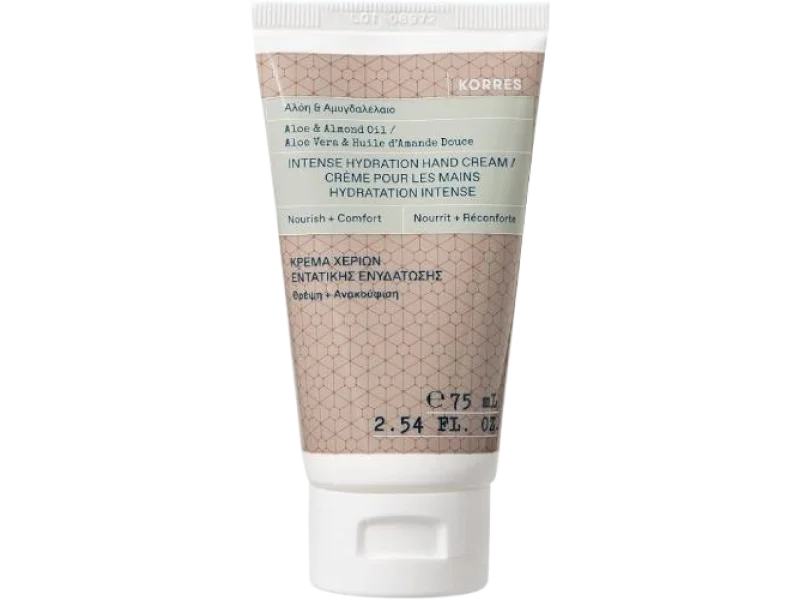 Korres Aloe&Almond Oil krem do rąk, 75 ml