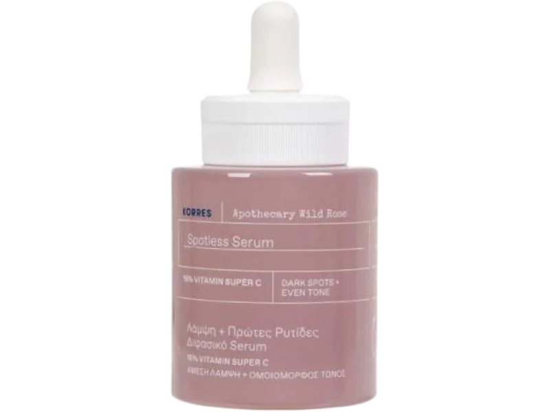 Korres Apothecary Wild Rose Serum do twarzy rozjaśniające przebarwienia, 30 ml