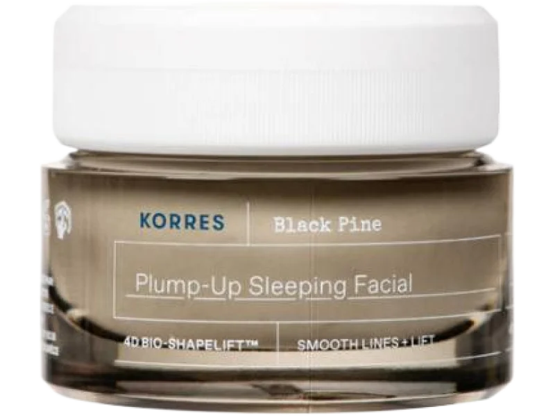 KORRES BLACK PINE Ujędrniający krem-maska na noc, 40 ml