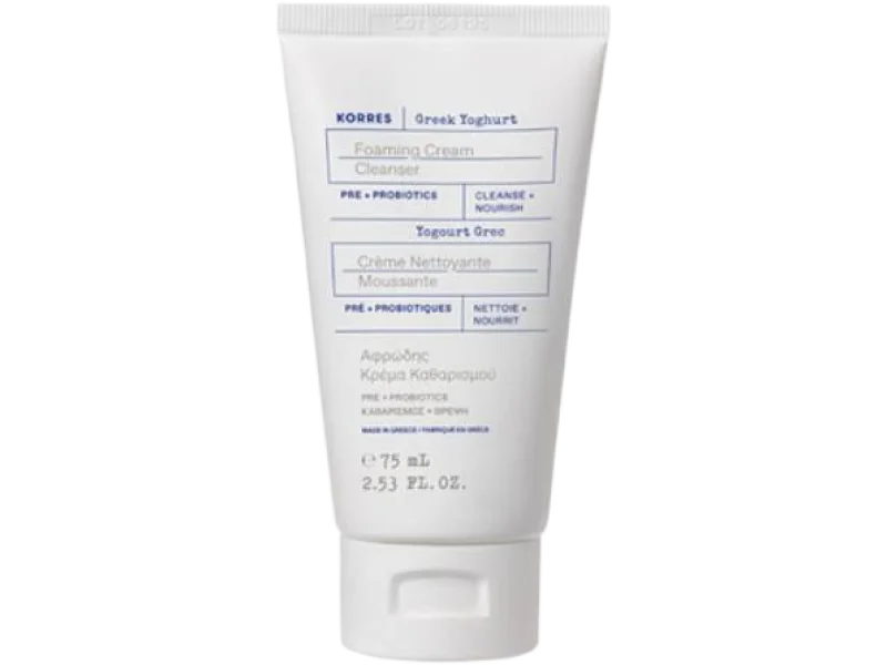 KORRES Greek Yoghurt Kremowy żel do mycia twarzy, 75 ml