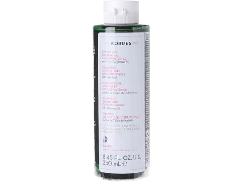 Korres Tonizujący Szampon Przeciw Wypadaniu Włosów dla Kobiet, 250 ml