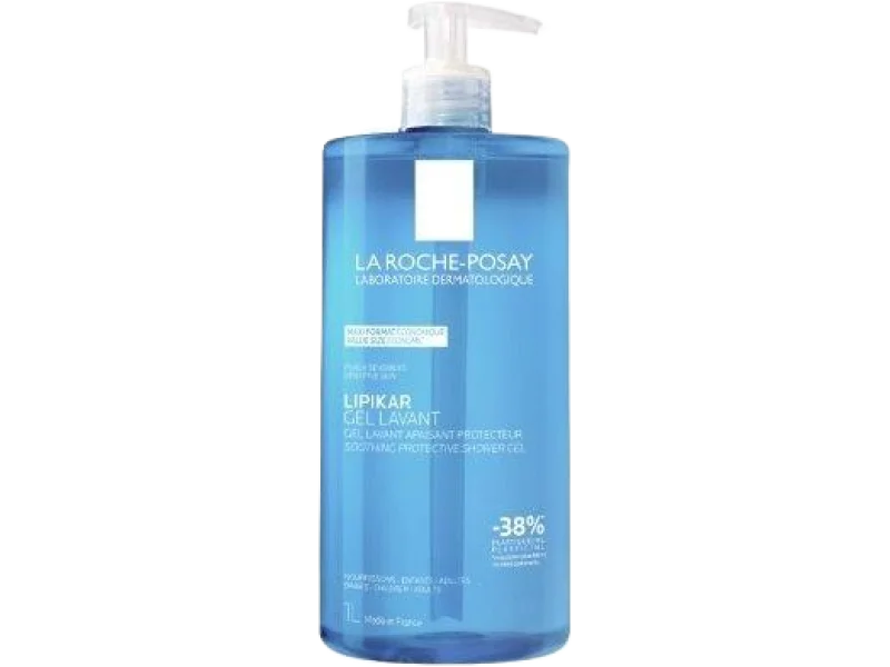 La Roche-Posay Lipikar Gel Lavant, kojący i ochronny żel do mycia twarzy i ciała, 1000 ml