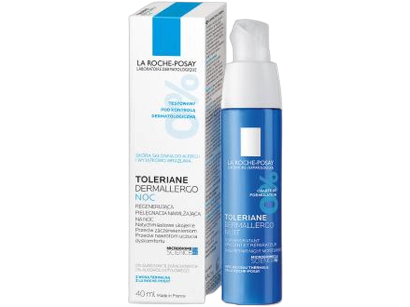 La Roche-Posay Toleriane Dermallergo na noc, krem, 40 ml