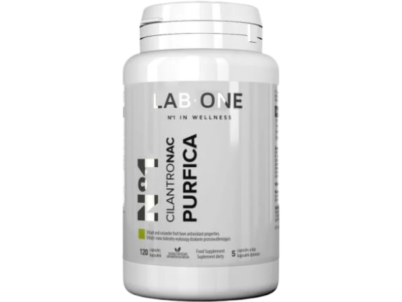 LAB ONE N°1 CilantroNAC Purfica, kapsułki, 120 szt.