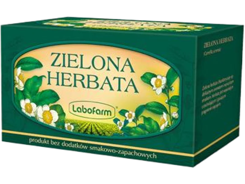 LABOFARM Zielona herbata, zioła do zaparzania, 20 szt.