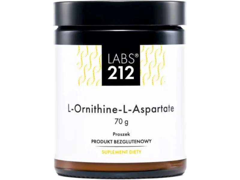 LABS212 L-Ornithine L-Aspartate Asparaginian Ornityny, proszek, 1000 mg, 70 g