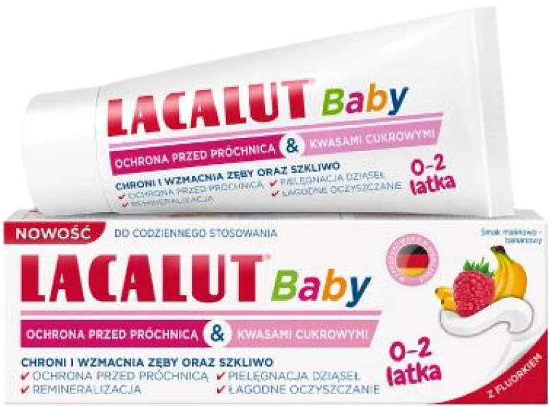 Lacalut Baby do zębów 0-2 lata, pasta, 55 ml