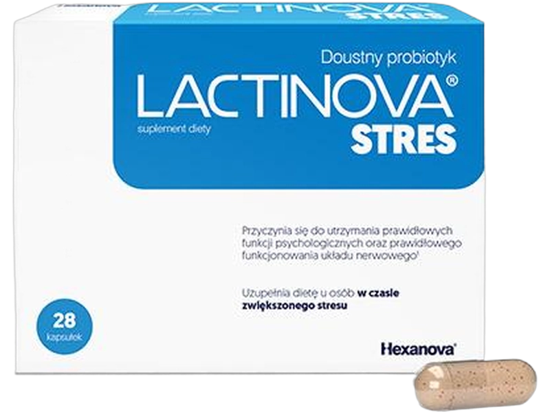 Lactinova Stres, kapsułki, 28 kaps.