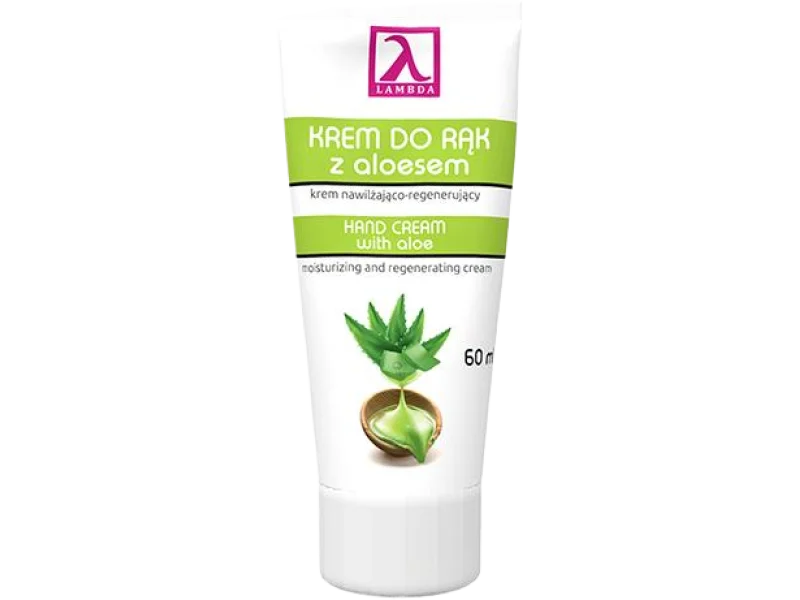 LAMBDA Krem do rąk z aloesem, 60 ml