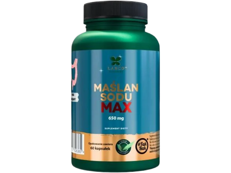 Lanco Nutritions Maślan Sodu Max, kapsułki, 60 kaps.