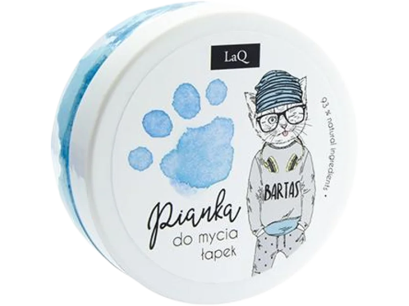 LaQ pianka do mycia łapek niebieska, 50 ml
