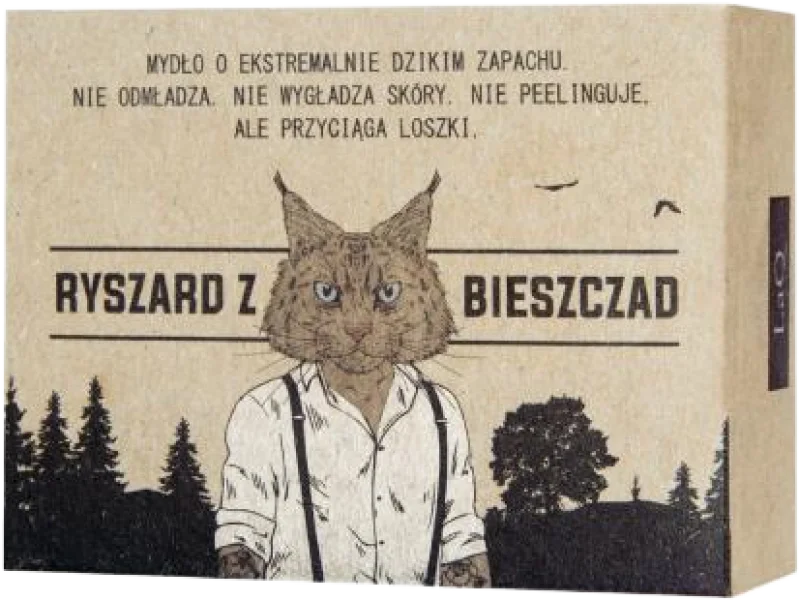 LaQ Ryszard z Bieszczad Mydło dla mężczyzn, 85 g