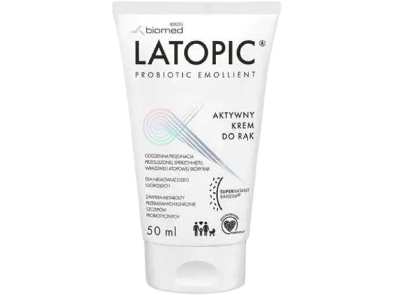 LATOPIC Krem do rąk regenerujący, 50 ml