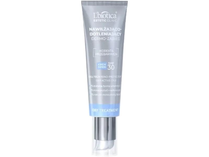 L’BIOTICA ESstetic Clinic Oxy Treatment Nawilżająco-dotleniający dermo-zabieg SPF30, krem, 35 ml