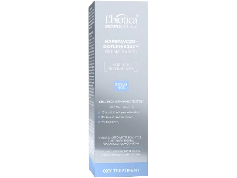 L’BIOTICA Estetic Clinic Oxy Treatment Naprawczo-dotleniający dermo zabieg, serum, 30 ml