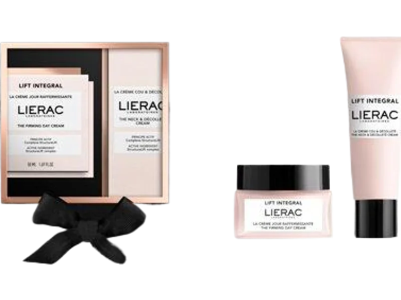 Lierac Lift Integral zestaw Xmass ujędrniający krem na dzień do twarzy i szyi + ujędrniający krem-żel do szyi i dekoltu, 50 szt.