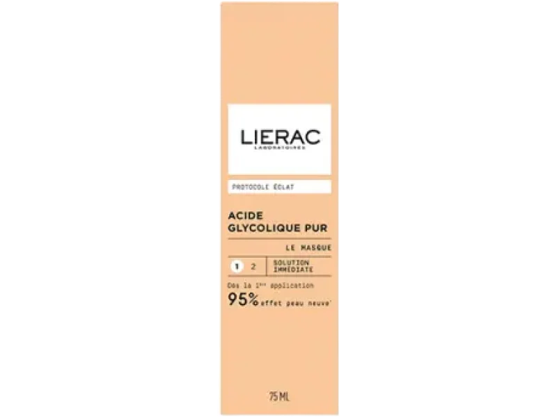 Lierac Protocole maska peelingująca z kwasem glikolowym, 75 ml