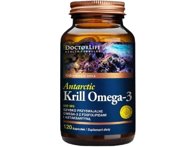 Life Doctor Life Antarctic Krill Omega-3, kapsułki, 120 kaps.
