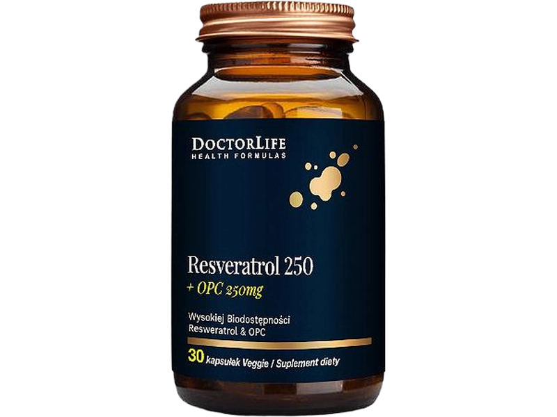 Doctor Life resveratrol, kapsułki, 30 kaps.