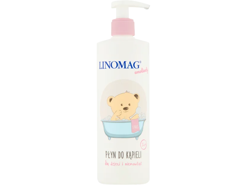 LINOMAG EMOLIENTY płyn do kąpieli 7m+, 400 ml