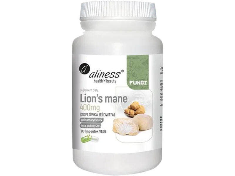 Lion’s Mane ekstrakt 40/20, kapsułki, 90 kaps.