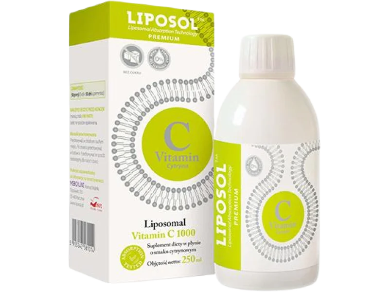 Liposol liposomalna witamina C buforowana, płyn, 250 ml