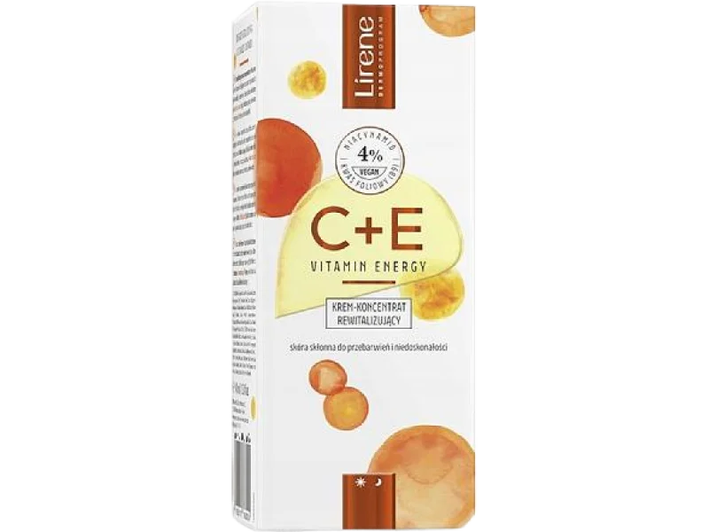 LIRENE C+E Vitamin Energy Krem-koncentrat rewitalizujący, 40 ml
