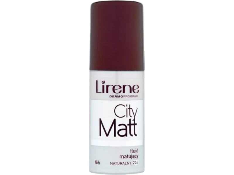 LIRENE CITY MATT Fluid matujący 204 naturalny, 30 ml