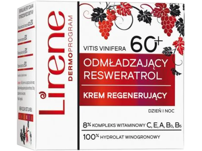 Lirene odmładzający resweratrol, krem, 50 ml