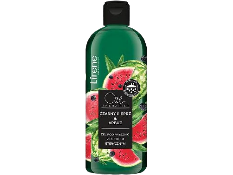 LIRENE Oil Therapist Żel pod prysznic Czarny pieprz & Arbuz, żel, 400 ml