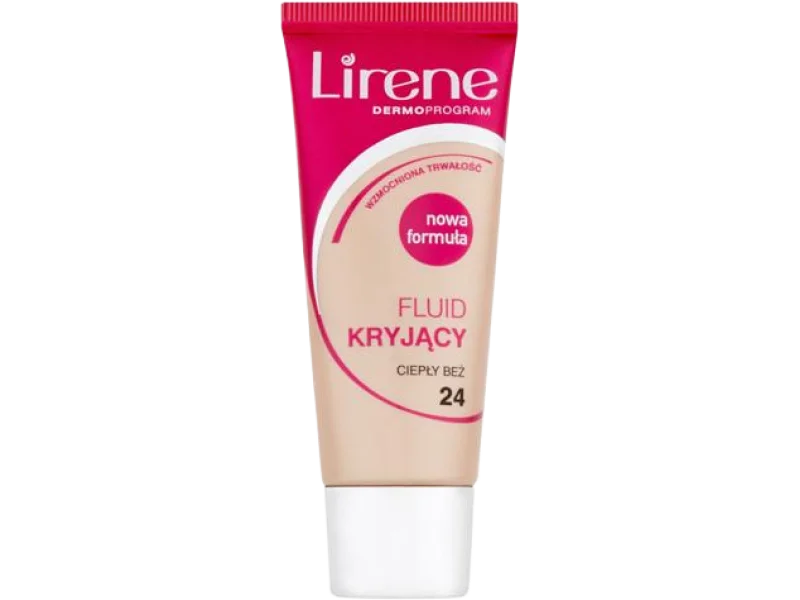 LIRENE Podkład kryjący 24 ciepły beż, fluid, 30 ml