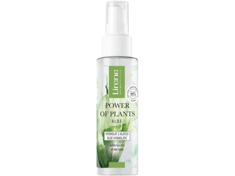 Lirene Power of Plants Aloes hydrolat z aloesu, mgiełka, 100 ml