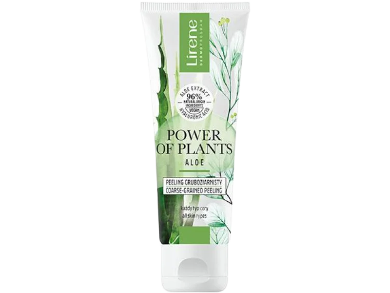 Lirene Power of Plants aloes peeling gruboziarnisty, 75 ml