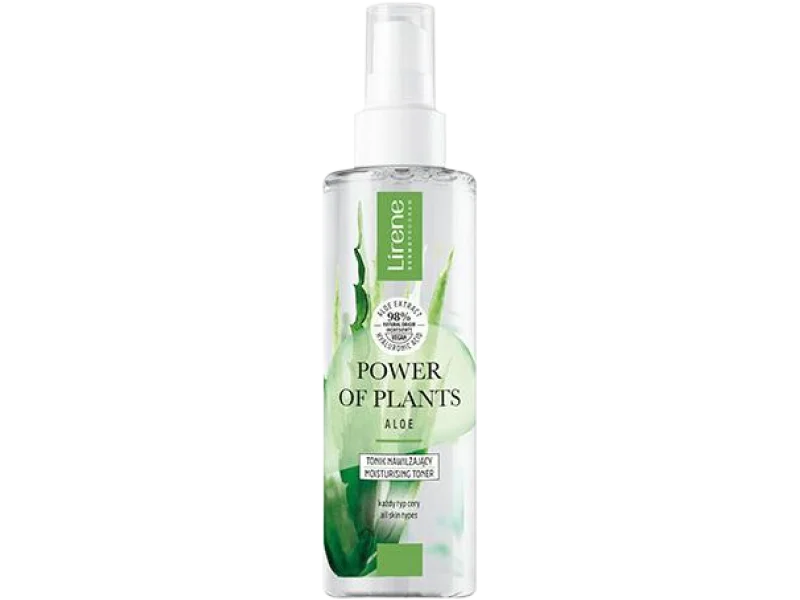 Lirene Power of Plants Aloes tonik nawilżający, 200 ml