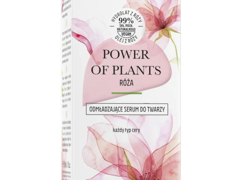 Lirene Power of Plants róża odmładzające serum do twarzy, 30 ml