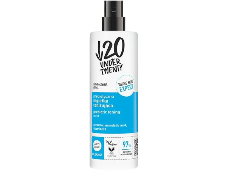 Lirene Under Twenty prebiotyczna mgiełka tonizująca, 200 ml