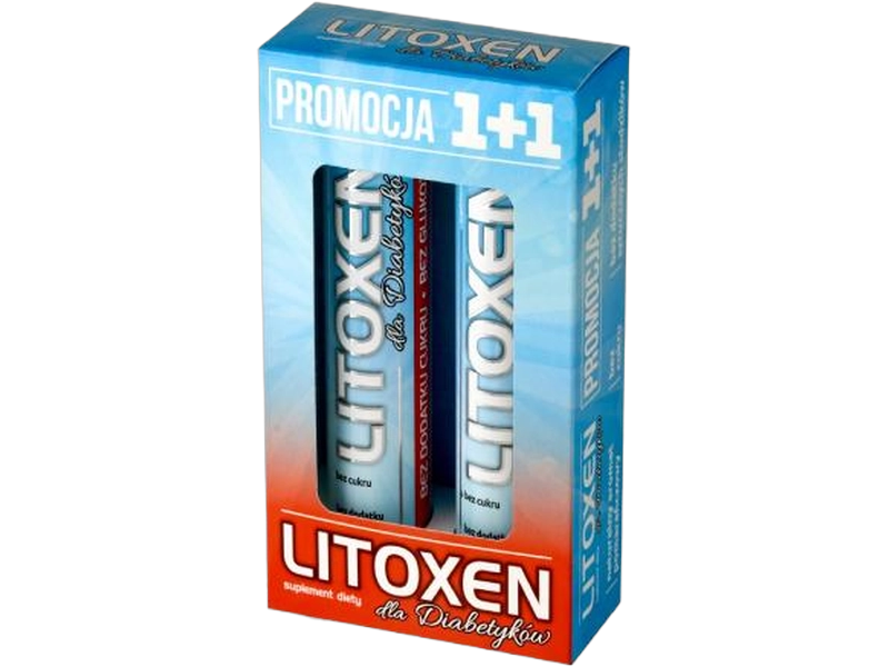 Litoxen elektrolity dla diabetyków, tabletki musujące, 40 tabl.