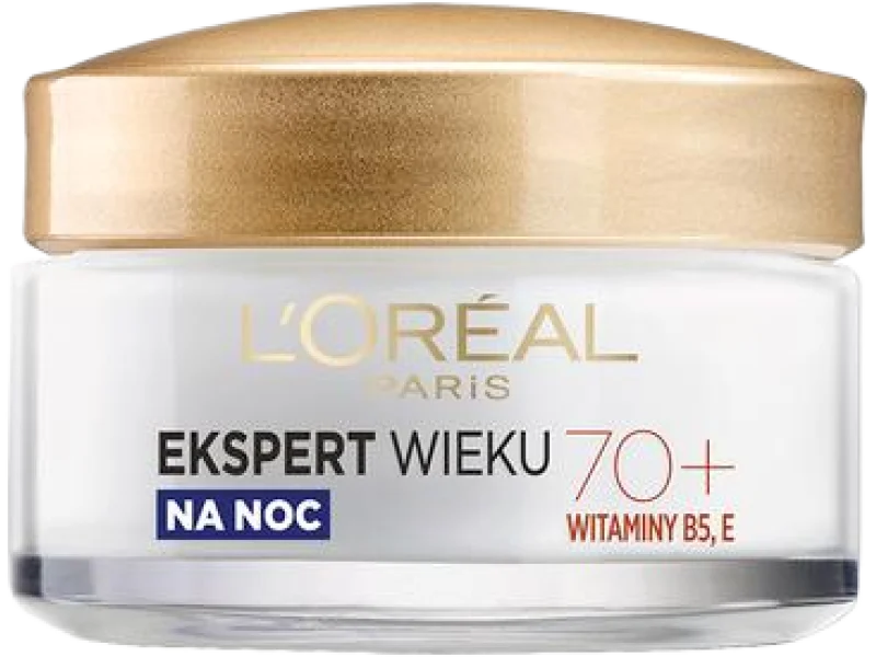 L’OREAL Ekspert Wieku 70+ Przeciwzmarszczkowy krem odżywczy na noc, 50 ml